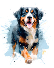 8 x autocollants de voiture pour bouvier bernois 9 x 9 cm autocollants pour c...