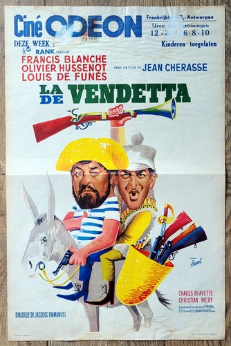 Belgian poster vendetta - la,