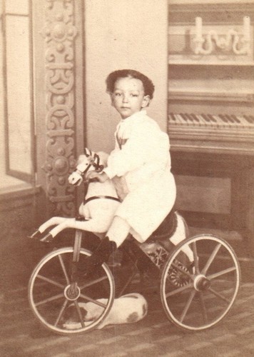 Cdv 1865 enfant - 1865, cheval