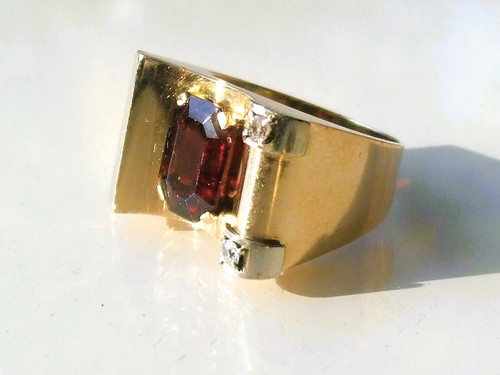 Tres belle bague tank - belle, ancienne