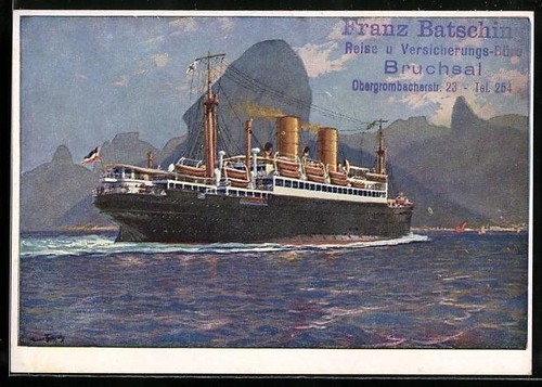Carte postale artiste hans - postale, d'artiste
