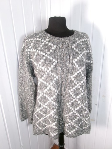Gros pull grosses cotes - , gris