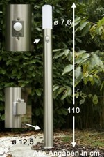 Borne d'éclairage Détecteur