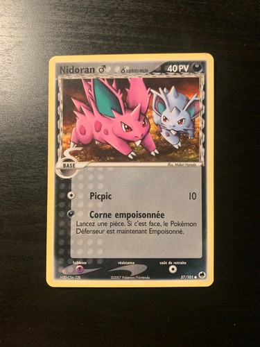 Carte pokémon commune nidoran - carte,