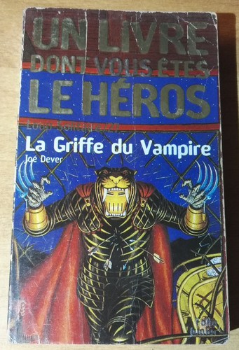 Griffe vampire livre - griffe,
