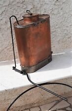 Ancien très beau pulvérisateur à dos en cuivre l'Européen Berthoud