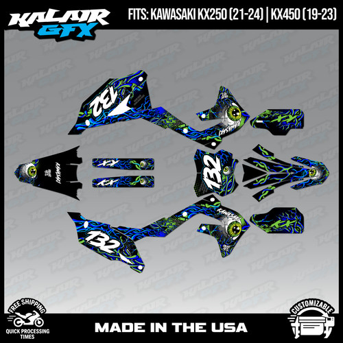 Graphics kit for - for, kawasaki