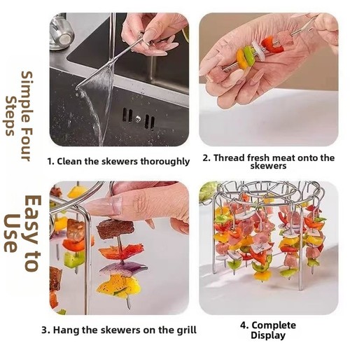 Porte grill brochettes pour - porte-grill,