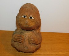 vintage NOIX de COCO statue
