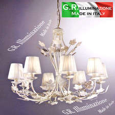 Lustre classique ivoire or 8