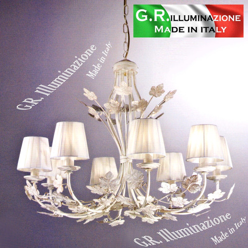 Lustre classique ivoire - or, 8