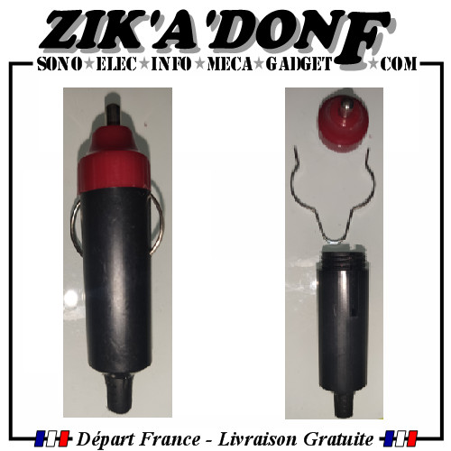 Prise fiche mâle allume