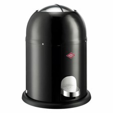 Wesco Mini Master Cosmetics Pedal Bin, Waste Bin, Trash Can, Black, 6 L