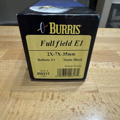 Burris fullfield 7x35mm - fullfield, 2-7x35mm