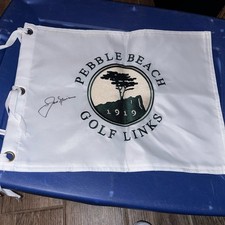 Jack Nicklaus  Signed Pebble Beach Flag