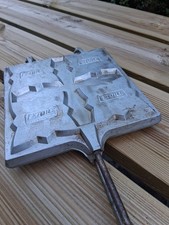 Gaufrier Ancien 4 Étoiles L’étoile Vintage Aluminium