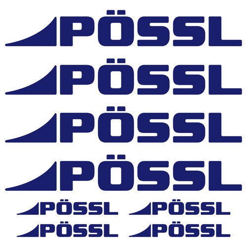 Pössl autocollant sticker - xl,