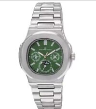 43mm Montres Carlo Men's Analog Luxury Quartz Fashion Wrist Dress Sport Watch