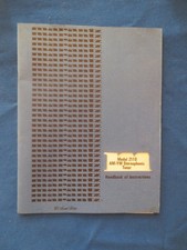 Marantz 2110 Tuner Owner Instruction Manual Factory Original The Real Thing