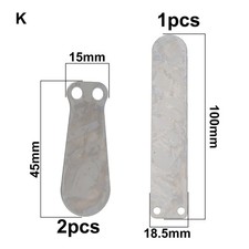 3pcs Plusieurs Métal Argent