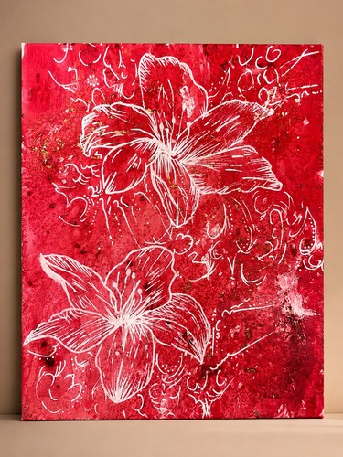Tableau peinture acrylique sur - peinture,