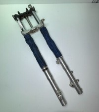 1985 Honda XR350R XR 350R OEM FRONT FORKS SUPENSION TRIPLE TREE CLAMPS