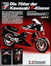 Kawasaki GPZ 750 R, original advertising from 1986