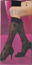 Mi-bas fantaisie GERBE TOCADE Noir. Taille S. Limited Edition knee-highs.