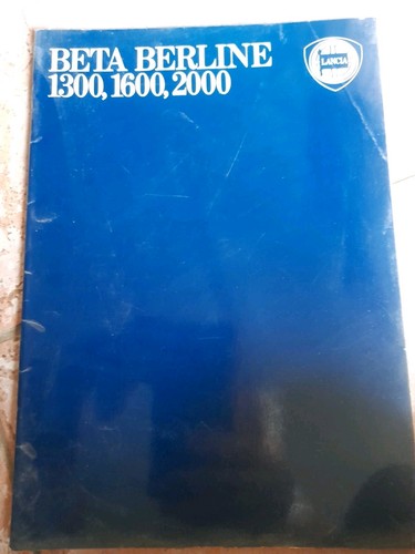 Catalogue lancia beta coupé - lancia,
