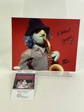 Dave Goelz The Muppet Show ZOOT Saxophone Signed 8x10 Photo JSA Certified