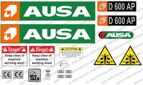 Ausa d600 kit autocollants - ausa,