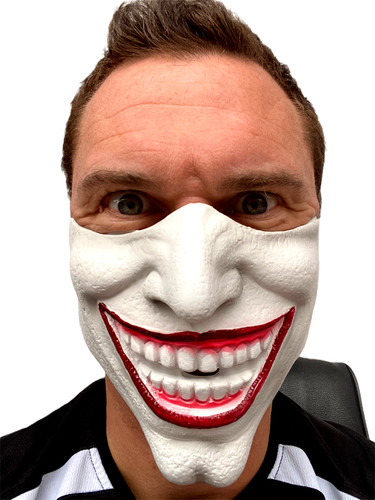 Joker masque visage blanc - masque,