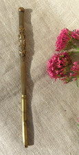 PORTE PLUMES ANCIEN EN LAITON