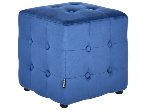 Pouf velours repose - pouf, repose-pieds