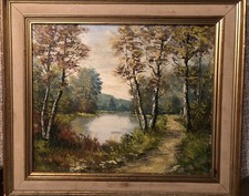 Étang Dans Un Sous Bois