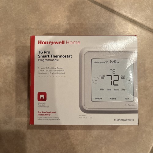 New honeywell pro smart - new, t6