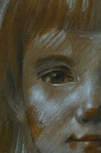 Beau tableau ancien - , portrait