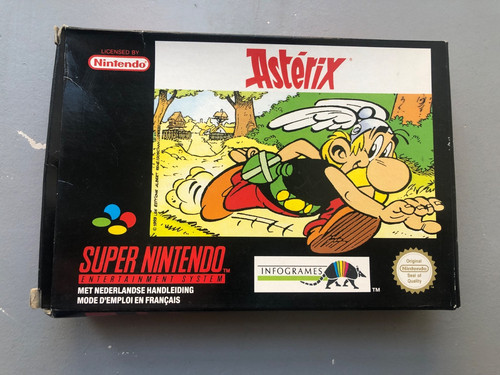 Snes super nintendo astérix - super,