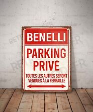 Plaque métal vintage Benelli