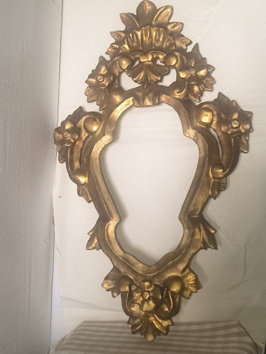 Cadre miroir bois - miroir, doré