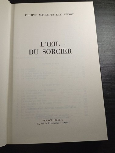 Oeil sorcier philippe - du, |