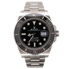 Rolex Submariner Date 41mm Céramique Acier Inoxydable Noir Cadran Homme Montre