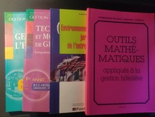 Lot 4 Manuels Scolaires Hôtellerie Restauration BAC PRO BEP BTS Gestion Éco Droi