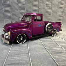 Jada Toys 1953 Chevrolet 3100 Pickup 1/24 Diecast Model, Purple Lowrider