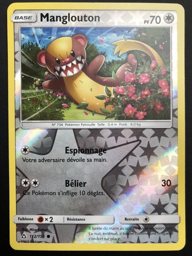 Carte pokemon manglouton - carte,