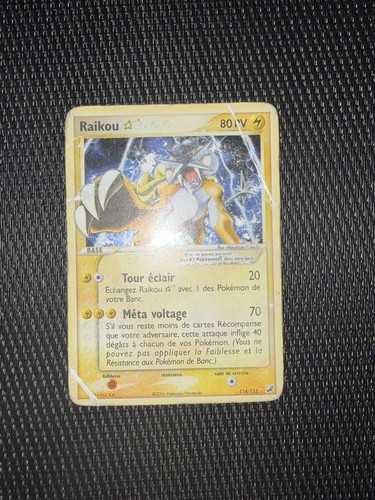 Carte pokémon raikou gold - pokémon,