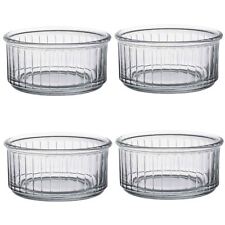 Duralex Four verre chef ramequins pour la crème brûlée Desserts 10cm x4