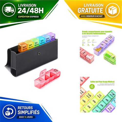 Pilulier semainier jours 28 - semainier,