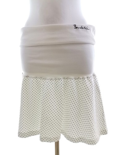 Retro jupe longue blanche - jupe,