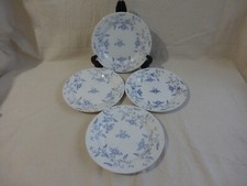 4 assiettes plates faïencerie